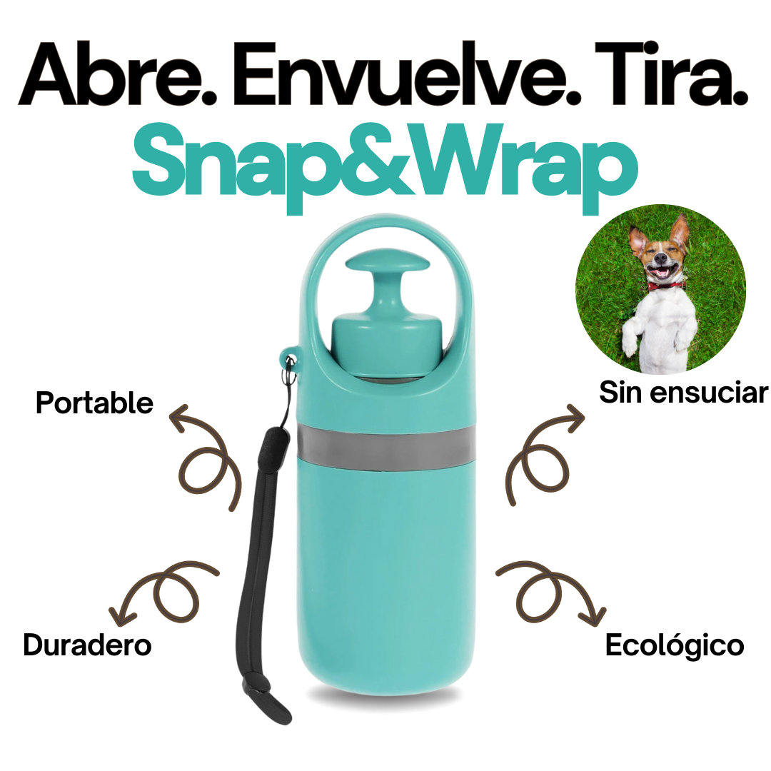 Snap&Wrap | Recogedor de desechos para mascotas.